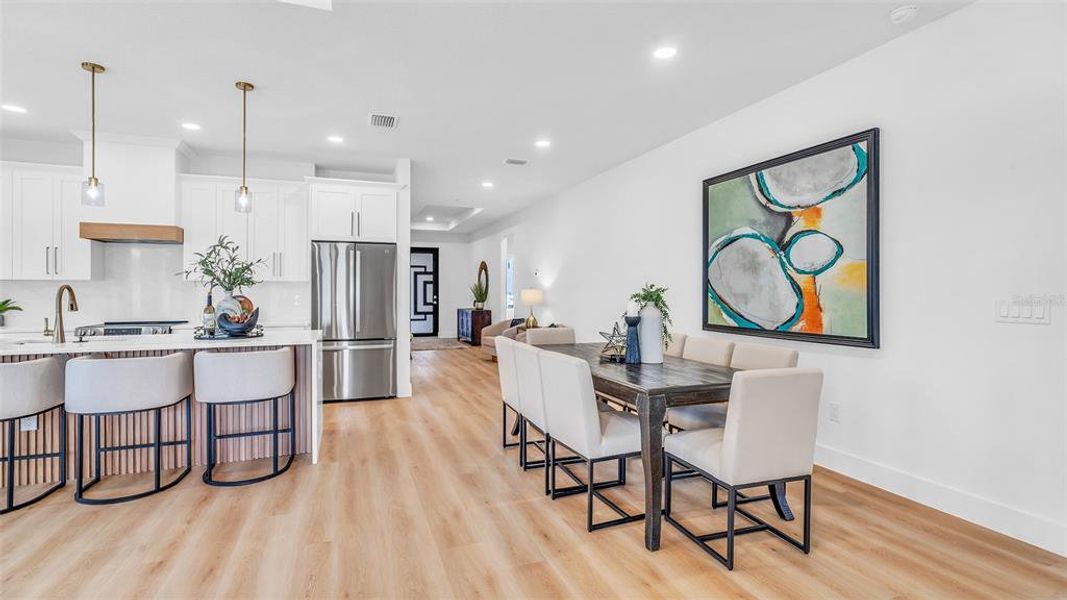 Furnished interior view inside a new home in , St. Petersburg (Image 15).