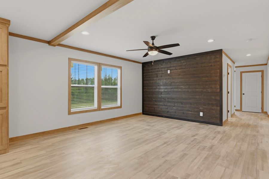 Spacious, unfurnished interior of a new home in , Cross (Image 26).