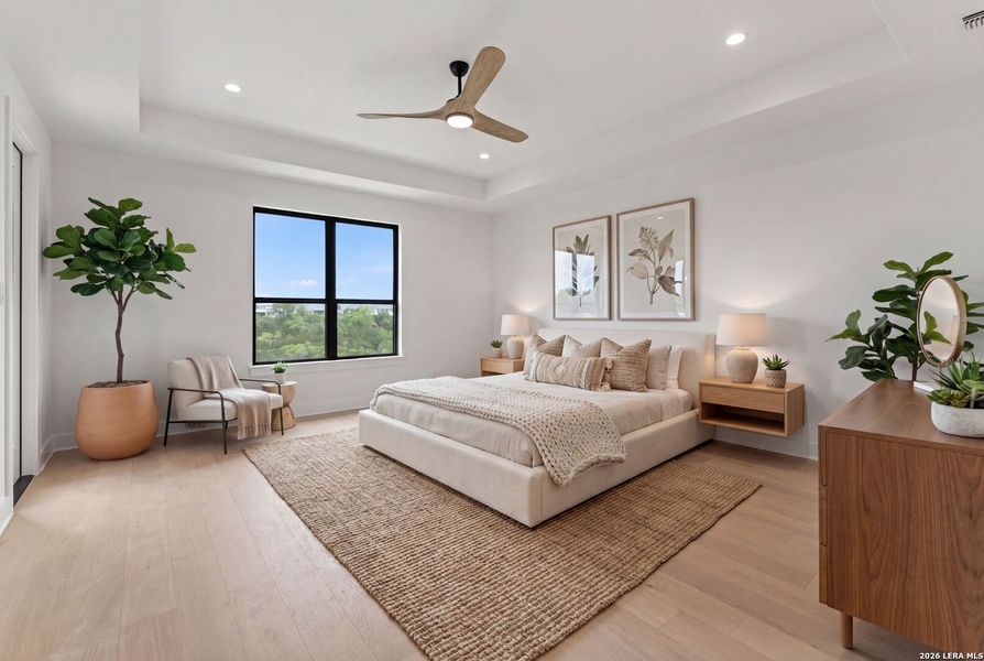 Furnished interior view inside a new home in , Boerne (Image 7).