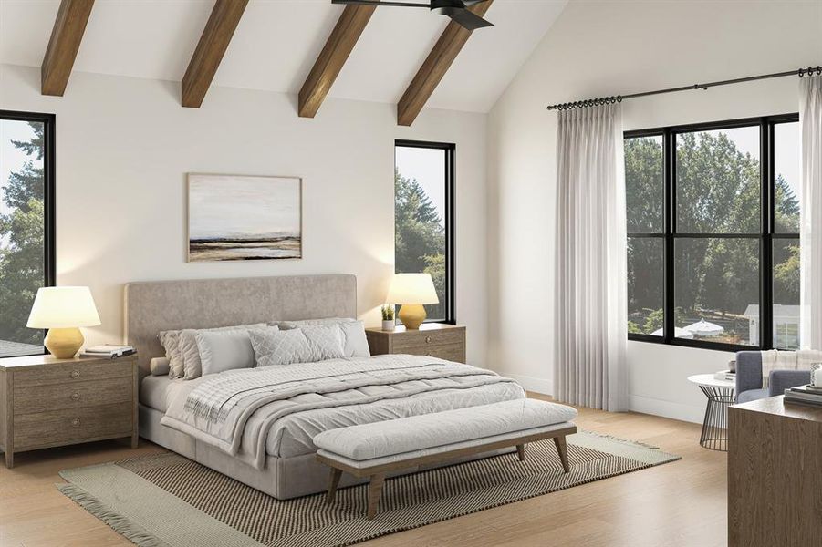 Furnished interior view inside a new home in , Dallas (Image 4). Furnished interior view inside a new home in , Dallas (Image 4).