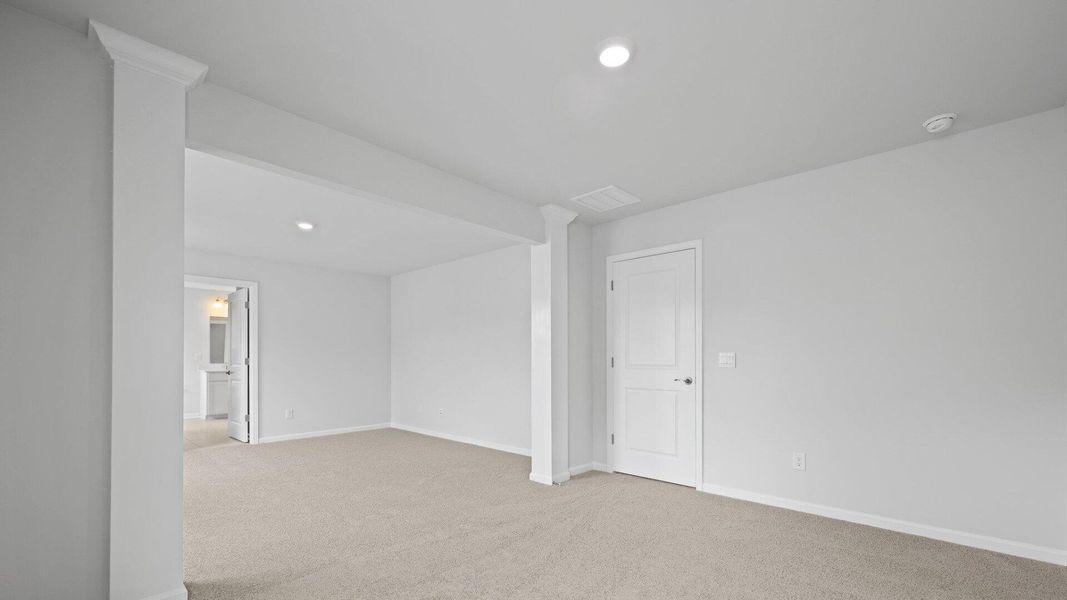 Spacious, unfurnished interior of a new home in Founders Corner, Summerville (Image 9). Spacious, unfurnished interior of a new home in Founders Corner, Summerville (Image 9).