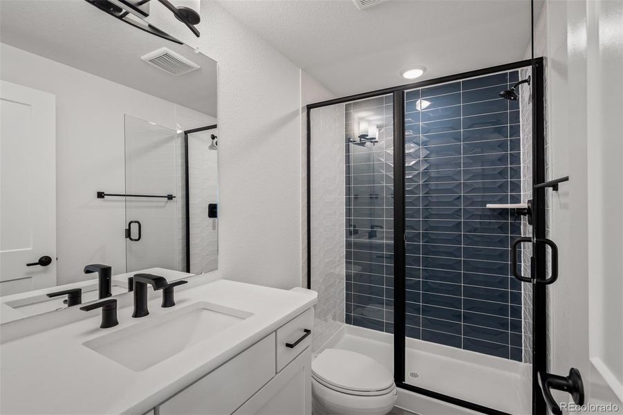 Furnished interior view inside a new home in Revel Crossing at Wolf Ranch - The Panorama Collection, Colorado Springs (Image 15).