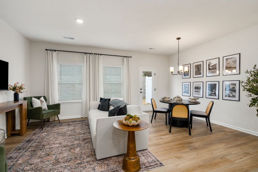 The Lightfilled Living Area of The Rutledge The Lightfilled Living Area of The Rutledge