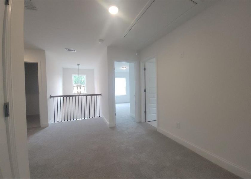 In-progress construction of a new home in Clark Farms, Flowery Branch, GA (Image 26).