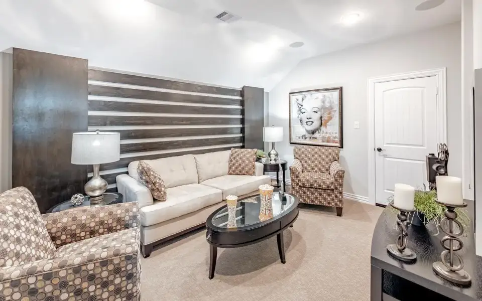 Furnished interior view inside a new home in High Park Hill, Arrington (Image 25).