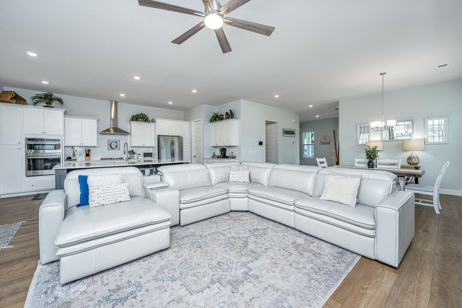 Furnished interior view inside a new home in , Summerville (Image 17). Furnished interior view inside a new home in , Summerville (Image 17).