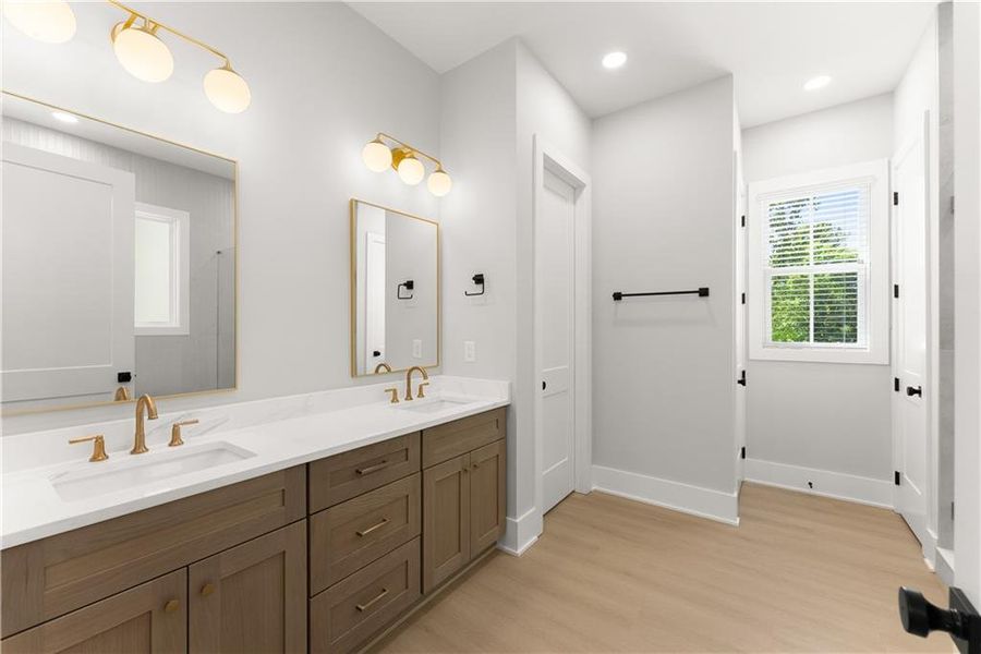 Furnished interior view inside a new home in , Flowery Branch (Image 13).