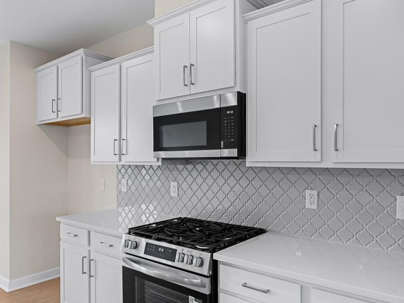 Furnished interior view inside a new home in Forestville Yard Townhomes, Knightdale (Image 5).