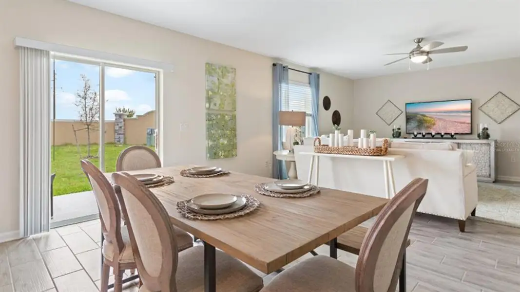 Furnished interior view inside a new home in , Kissimmee (Image 3). Furnished interior view inside a new home in , Kissimmee (Image 3).