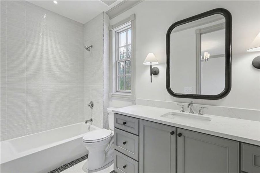 Furnished interior view inside a new home in , Clarkesville (Image 10).