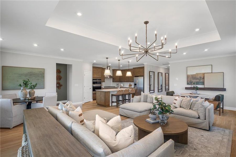 Furnished interior view inside a new home in Overland, Locust Grove (Image 15).