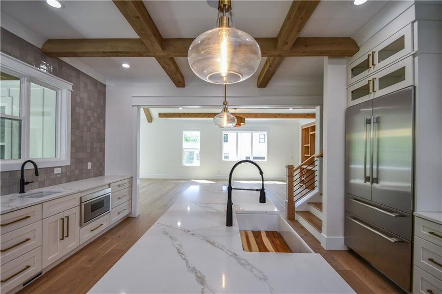 Furnished interior view inside a new home in , Hoschton (Image 7).