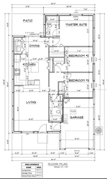 2D floor plan layout of this home in , Lakeland, FL (Image 7).