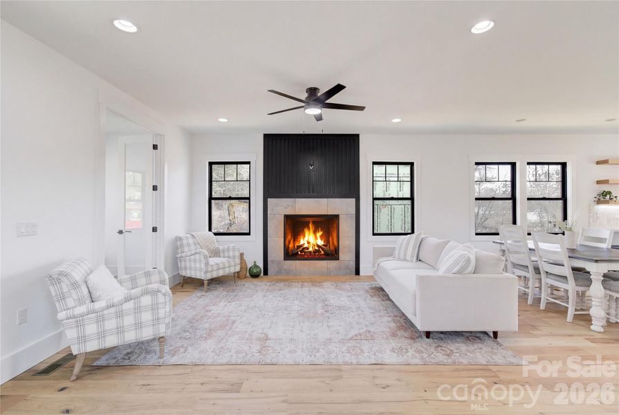 Furnished interior view inside a new home in , Hendersonville (Image 26).