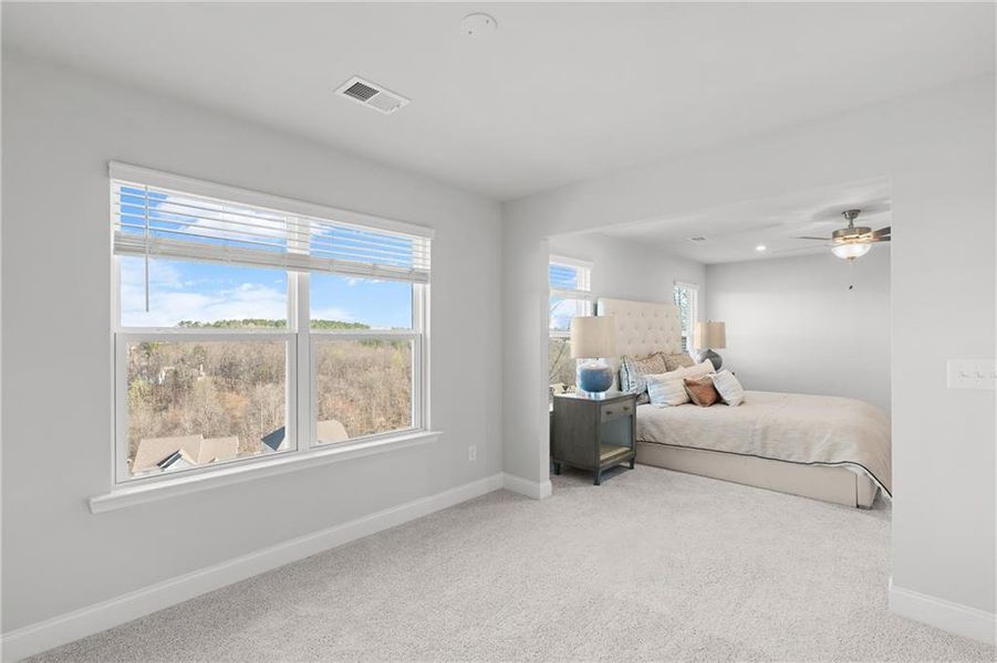 Furnished interior view inside a new home in Sierra Creek, Hoschton (Image 11).