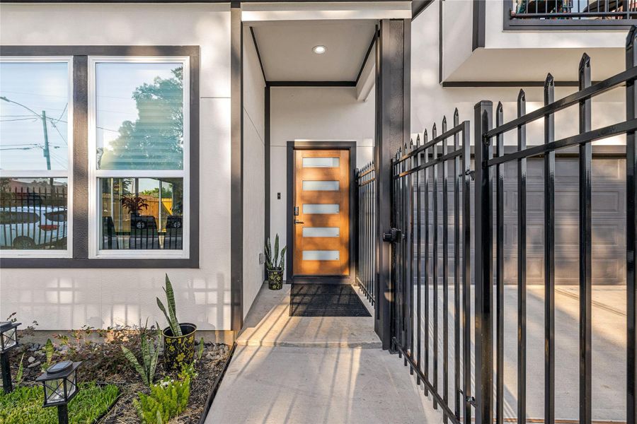 Exterior details and patio area of a home in , Houston (Image 3). Exterior details and patio area of a home in , Houston (Image 3).