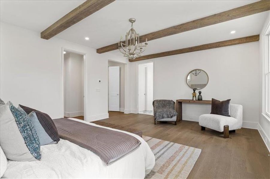 Furnished interior view inside a new home in , Atlanta (Image 32).