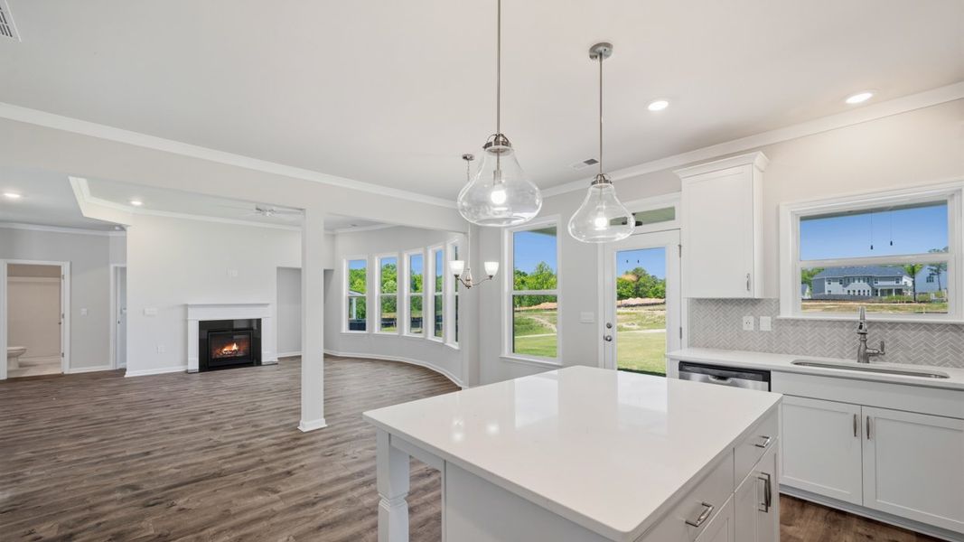 Furnished interior view inside a new home in Evergreen Crossing, Locust Grove (Image 6). Furnished interior view inside a new home in Evergreen Crossing, Locust Grove (Image 6).