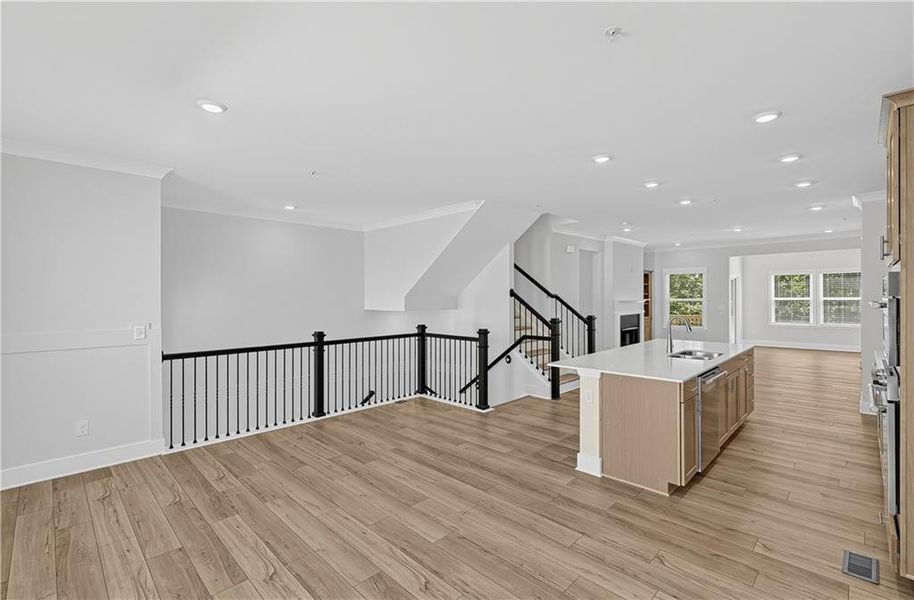 Furnished interior view inside a new home in , Woodstock (Image 5).