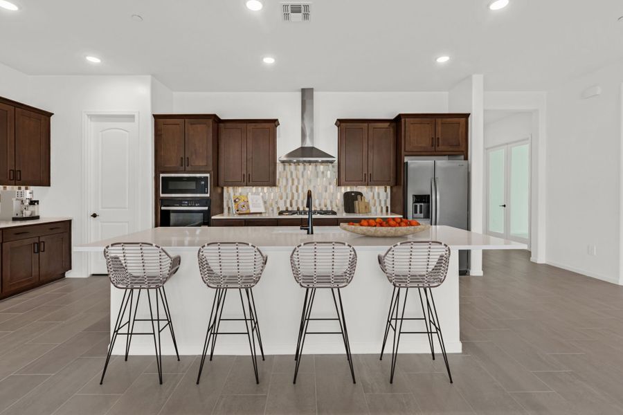 Furnished interior view inside a new home in Saguaro Reserve II, Marana (Image 7).