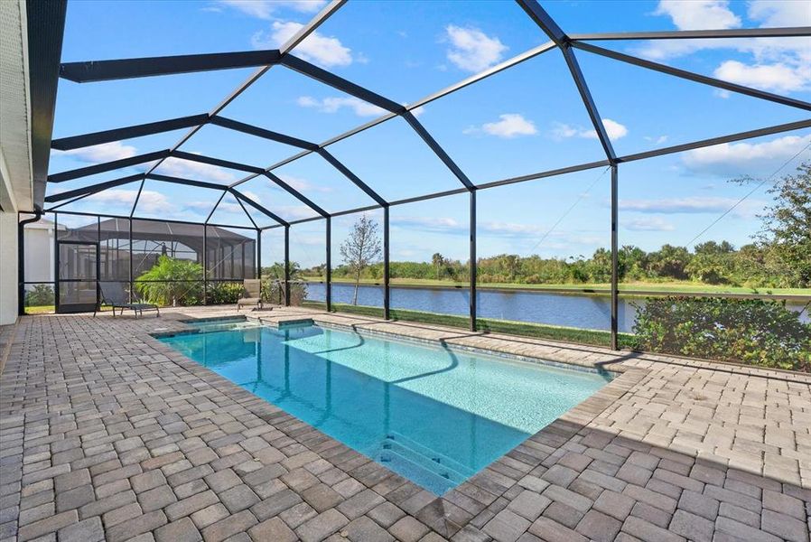 Exterior details and patio area of a home in , Englewood (Image 33).