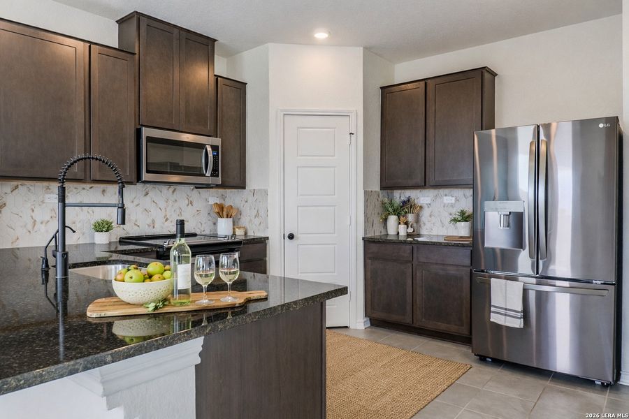 Furnished interior view inside a new home in , New Braunfels (Image 11).