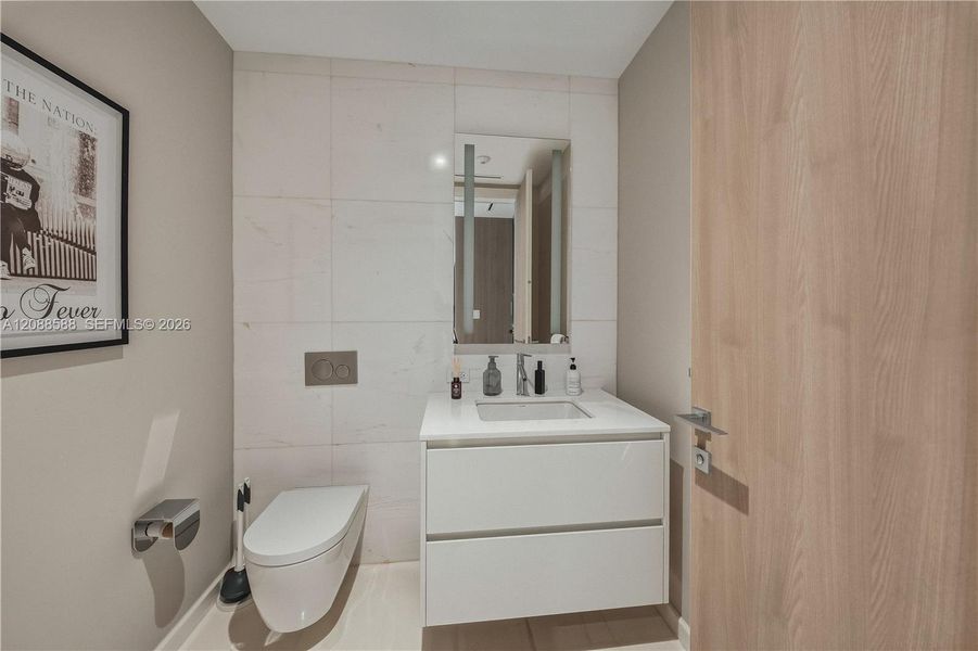 Furnished interior view inside a new home in , Miami (Image 9).