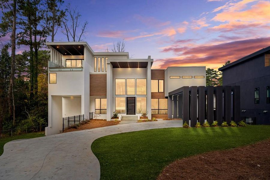 Front exterior of a new home in , Decatur, GA, highlighting curb appeal (Image 29).