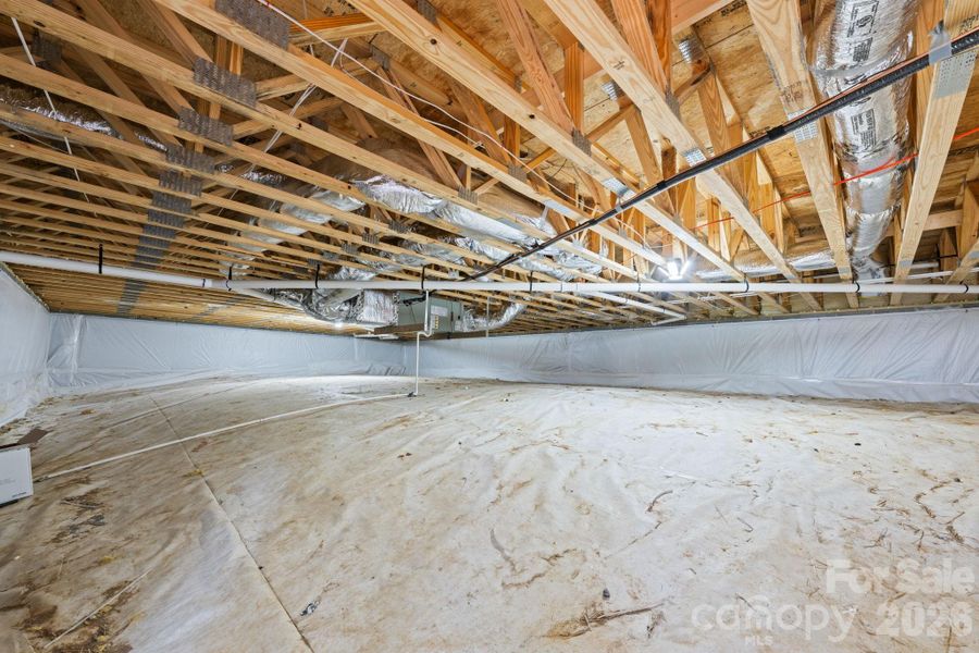 Sealed crawl space Sealed crawl space