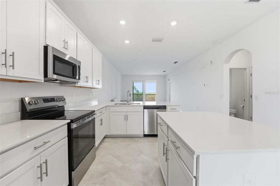 Furnished interior view inside a new home in , Punta Gorda (Image 13).