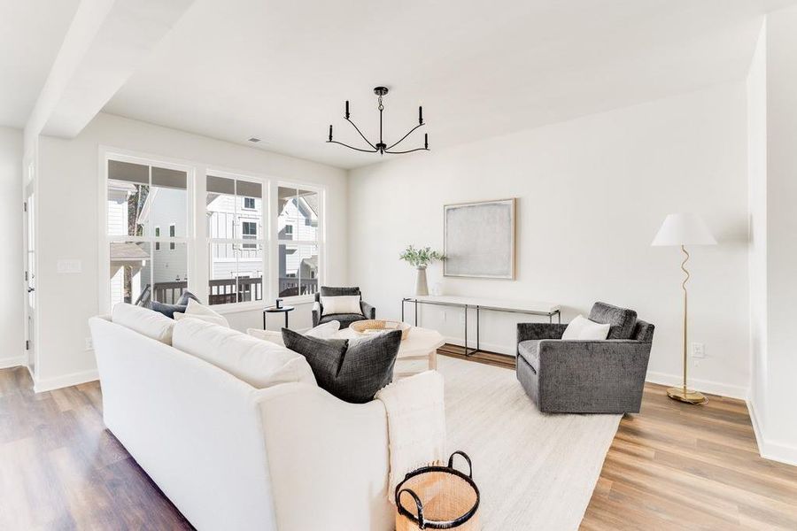 Furnished interior view inside a new home in Parkside, Clarkston (Image 13).