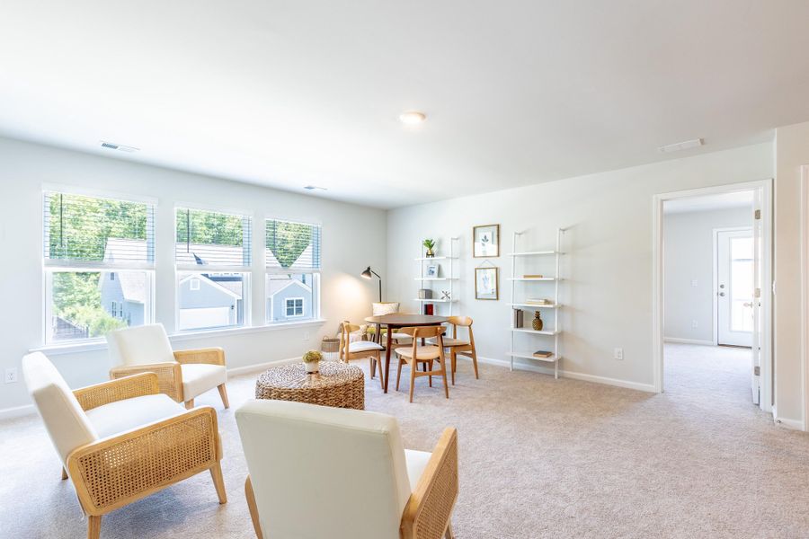 Furnished interior view inside a new home in Mallard Crossing, Summerville (Image 33).
