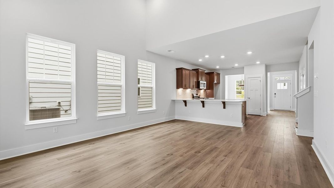 Furnished interior view inside a new home in Barton Hollow Single Family Homes, Fountain Inn (Image 12). Furnished interior view inside a new home in Barton Hollow Single Family Homes, Fountain Inn (Image 12).