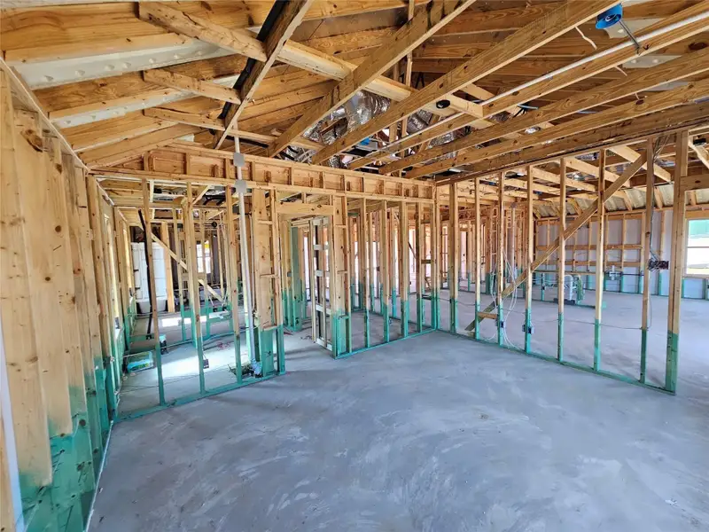 Picture of another home with same floor plan under construction