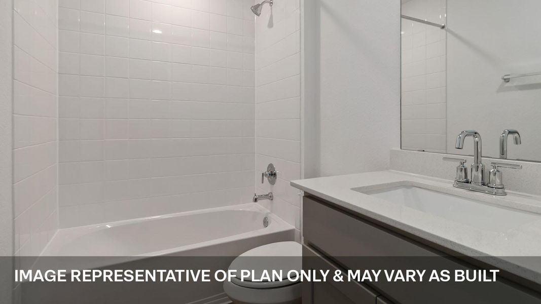 Representative interior finishes for a home built from the The Irvine by D.R. Horton in Monarch Ranch, Manor (Image 9).