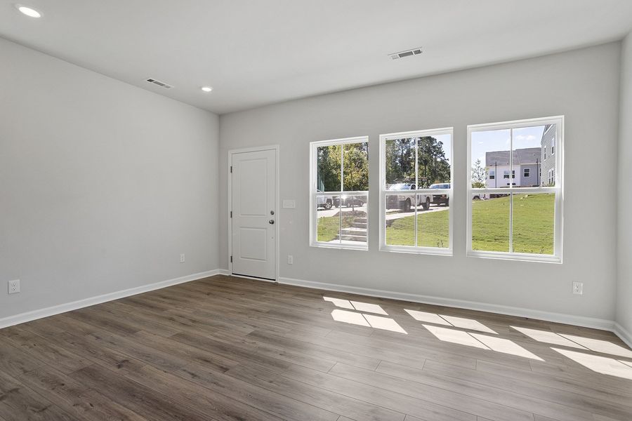 Spacious, unfurnished interior of a new home in Renaissance at White Oak, Garner (Image 13). Spacious, unfurnished interior of a new home in Renaissance at White Oak, Garner (Image 13).