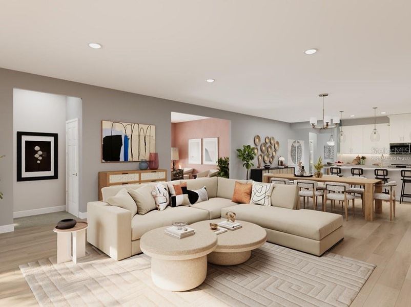 Furnished interior view inside a new home in Skye Ranch Community Group Page, Sarasota (Image 6).