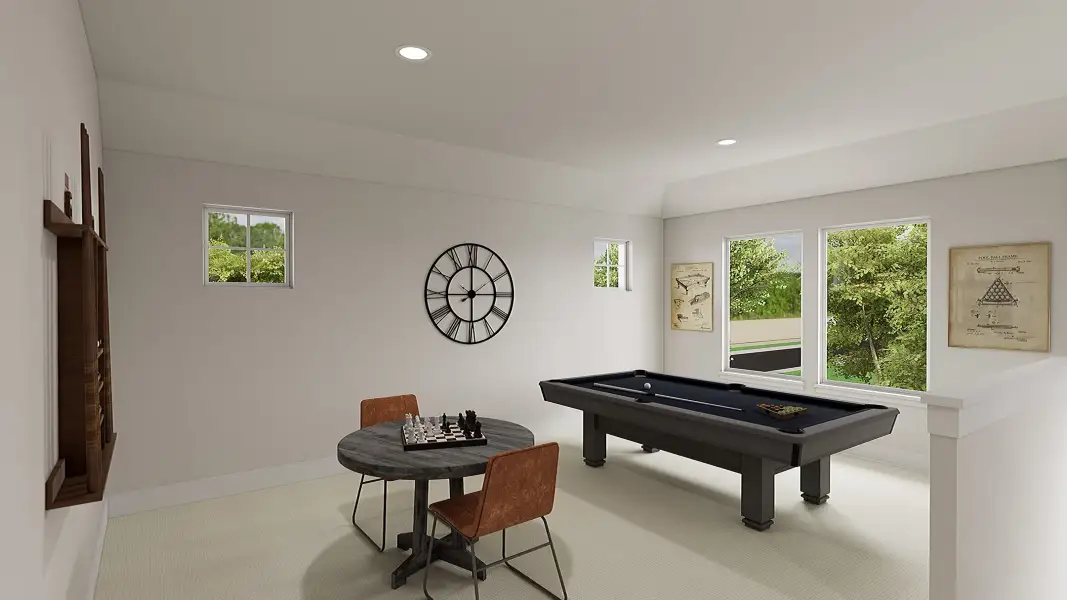 Furnished interior view inside a new home in Painted Tree, McKinney (Image 10).