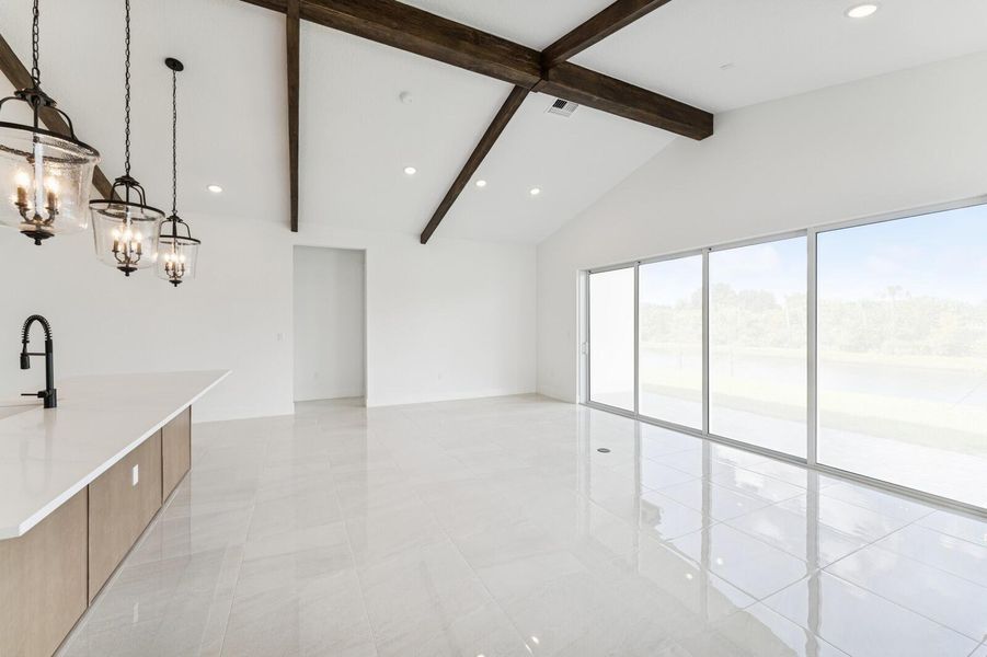 Kitchen, Great Room & Dining Area Kitchen, Great Room & Dining Area