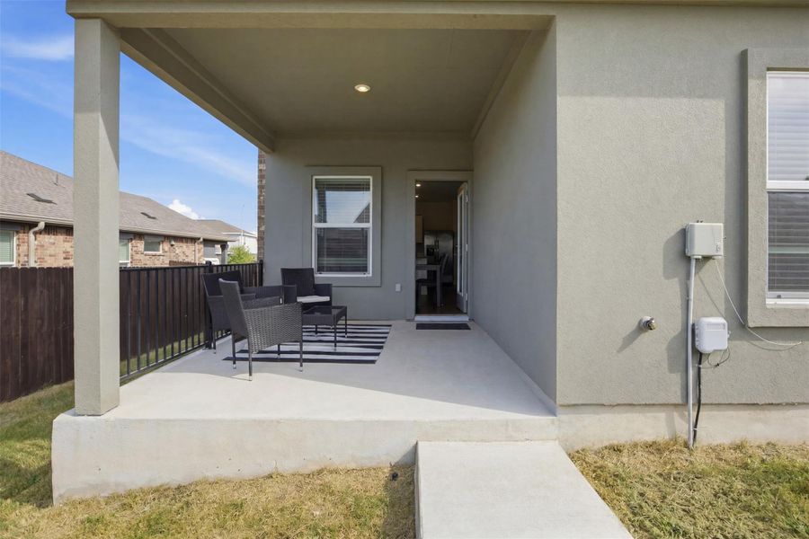 Exterior details and patio area of a home in , Georgetown (Image 21).