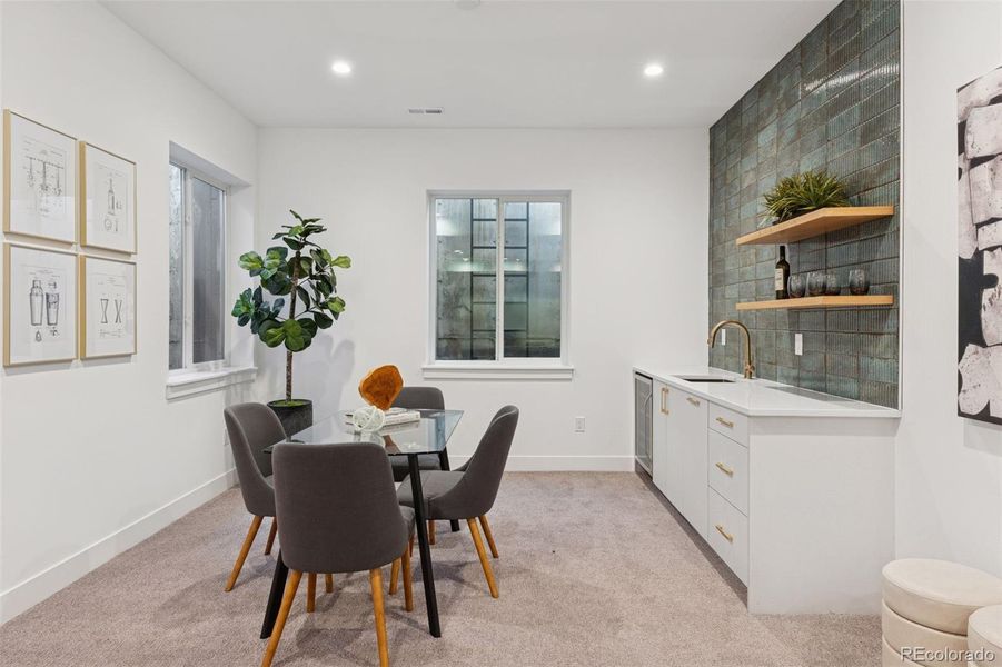 Furnished interior view inside a new home in , Boulder (Image 39).