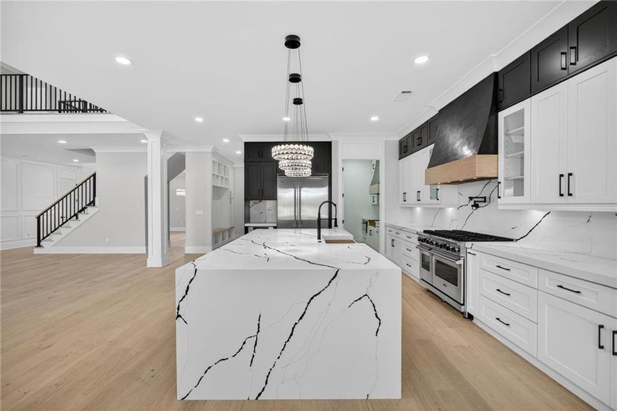 Furnished interior view inside a new home in , Buford (Image 17).