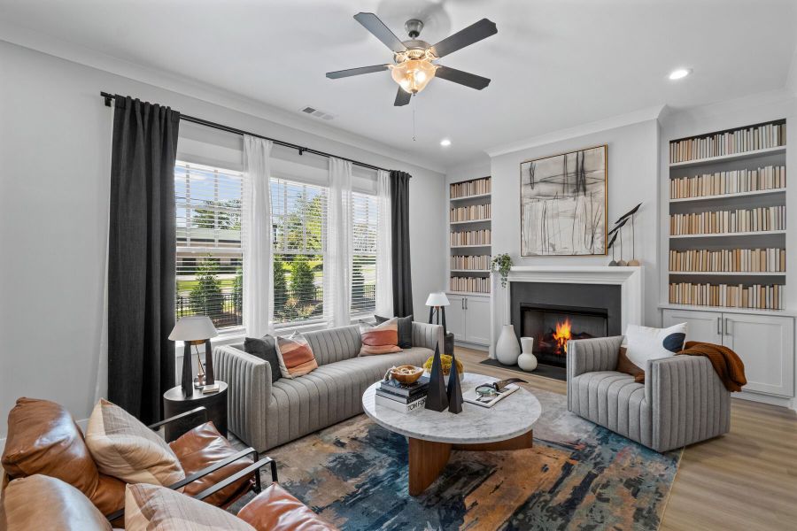 Representative furnished interior of a home built from the The Kensington by JW Collection in Devin's Shire, Kennesaw (Image 16).