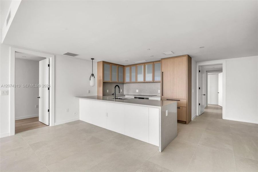 Furnished interior view inside a new home in , Miami (Image 10).