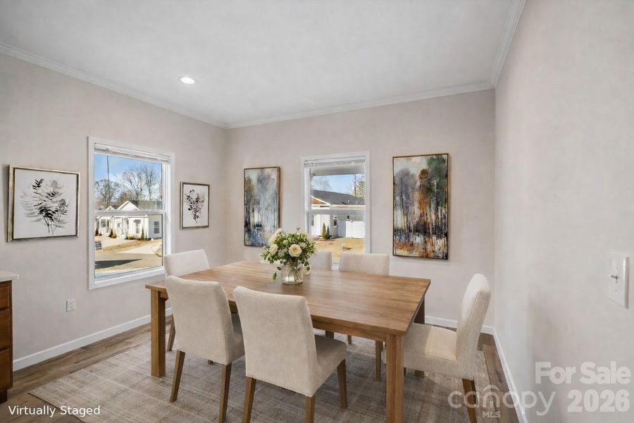 Furnished interior view inside a new home in , Asheville (Image 18).