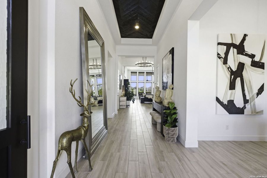 Furnished interior view inside a new home in Vintage Oaks, New Braunfels (Image 14).