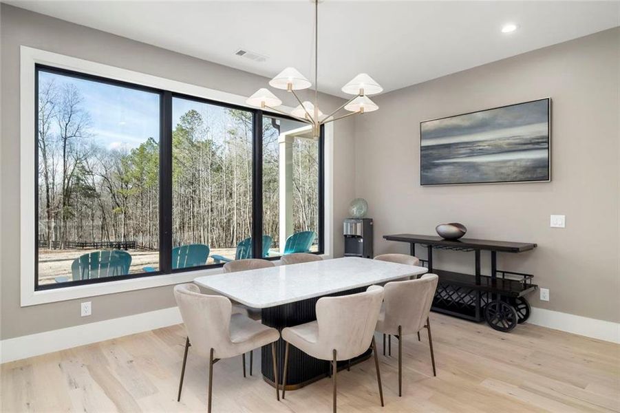 Furnished interior view inside a new home in , Alpharetta (Image 52).
