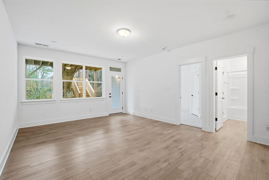 Spacious, unfurnished interior of a new home in Villas at Prestwick, Mooresville (Image 38).