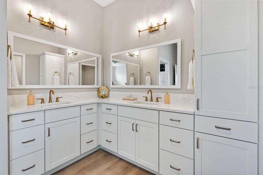 Furnished interior view inside a new home in , The Villages (Image 16).