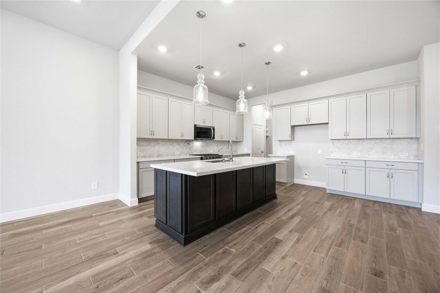 Furnished interior view inside a new home in Elyson, Katy (Image 10).
